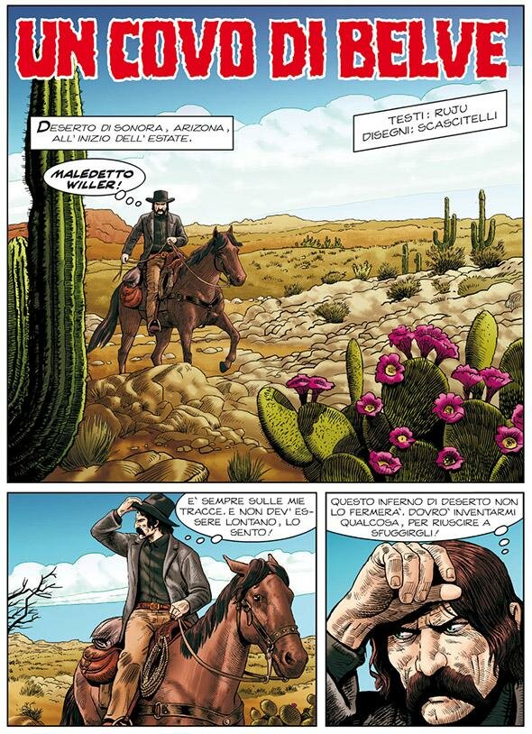 Sergio Bonelli Editore - Un 'Color Tex' molto... noir! Intervista a Sandro Scascitelli