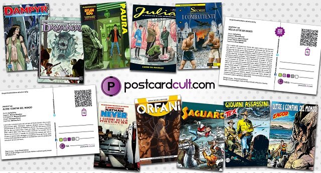 Sergio Bonelli Editore, le cartoline del mese di marzo anche in versione variant