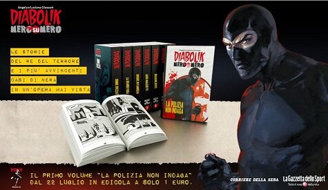 ‘Diabolik - Nero su Nero’, nuova collana RCS Quotidiani