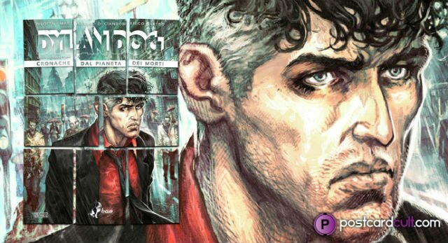 Dylan Dog: Cronache del Pianeta dei Morti - volume e cartoline alla Bao Boutique Brera di Milano