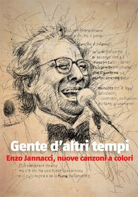 Una cartolina per la mostra dedicata a Enzo Jannacci
