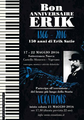 Vigevano: una cartolina per Erik Satie